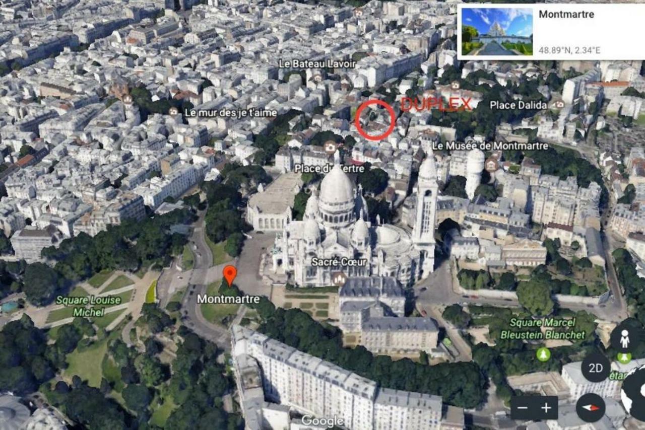 Luxurious Duplex - Top Of Montmartre Paříž Exteriér fotografie